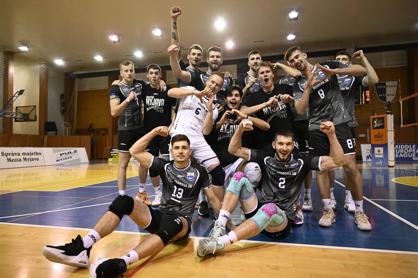 TJ Spartak Myjava –HAOK MladostZagreb – 3:1 ( 23, -26, 17 , 20)