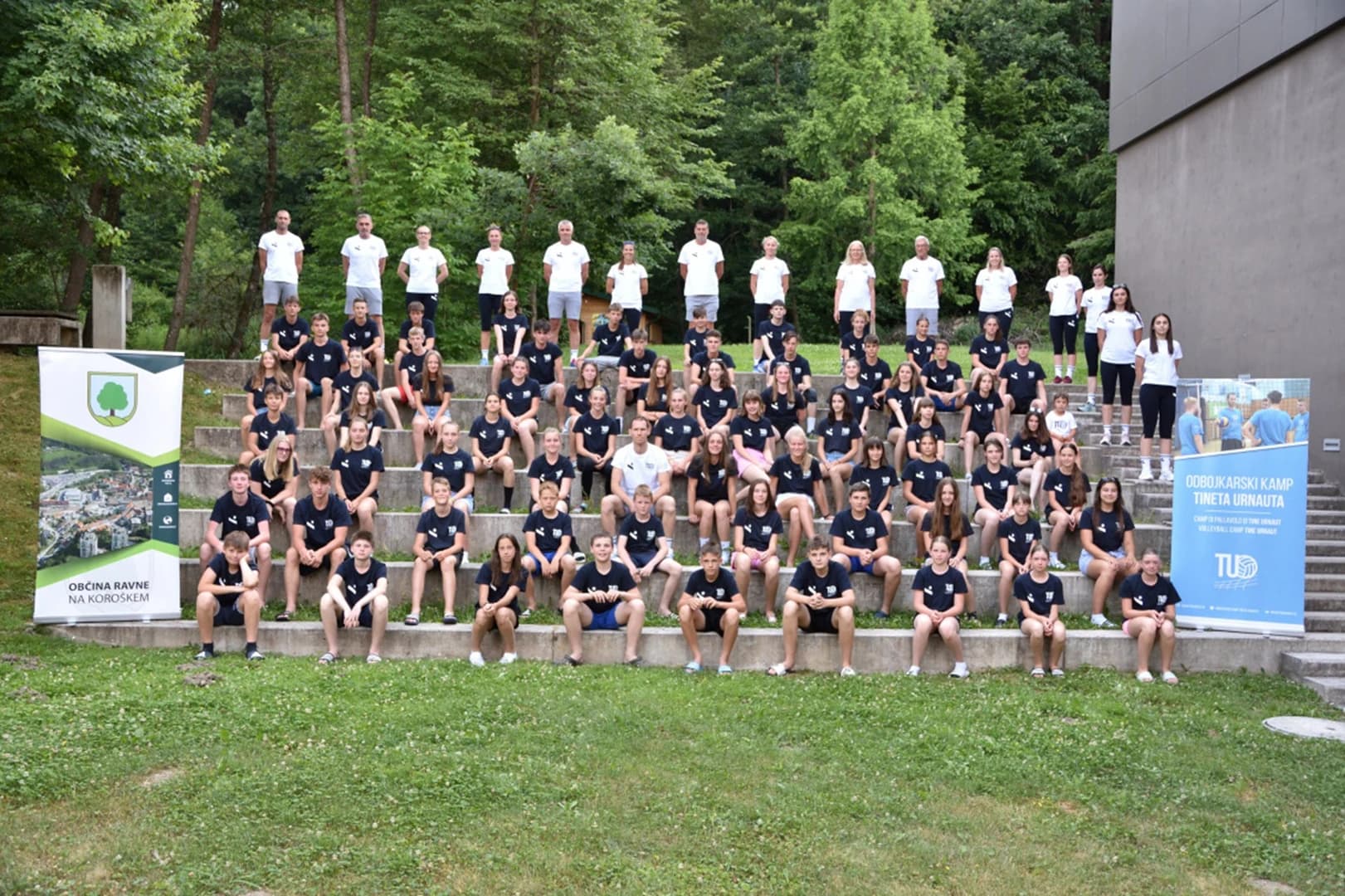Slovenian stars spread Volleyball passion among children