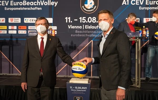 Revolutionary concept for spectacular #EuroBeachVolley revealed in Vienna!