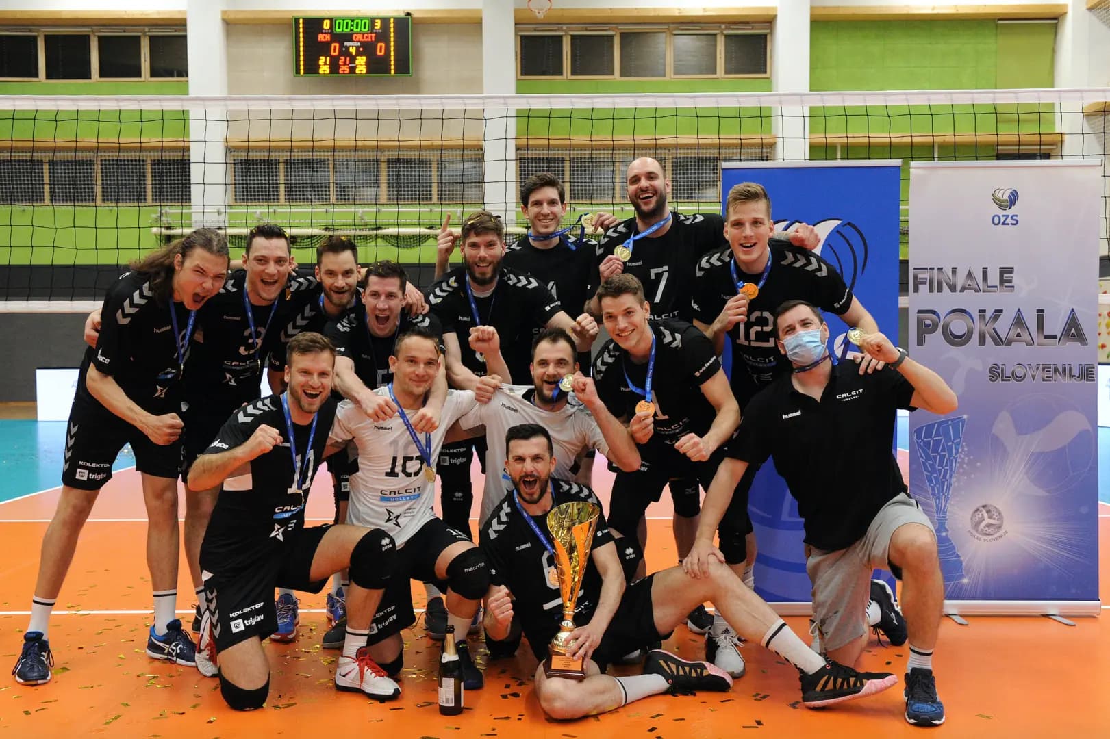 Calcit Volley win Slovenian Cup to leave ACH Volley without a title