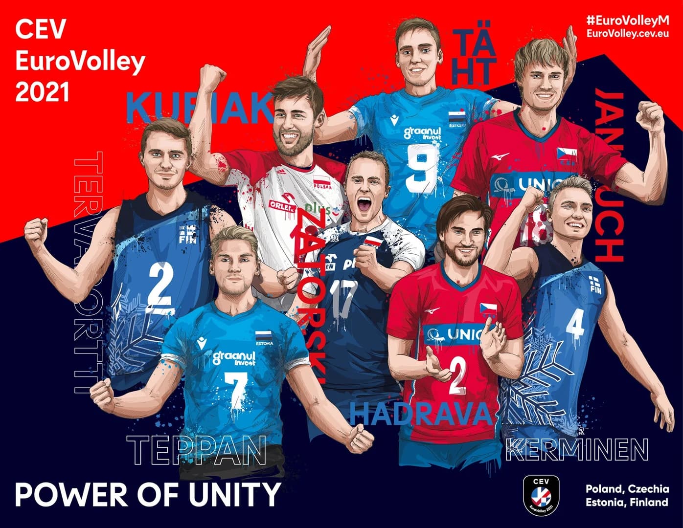 European Nations hold their breath as they await the CEV EuroVolley 2021 – Men Drawing of Lots