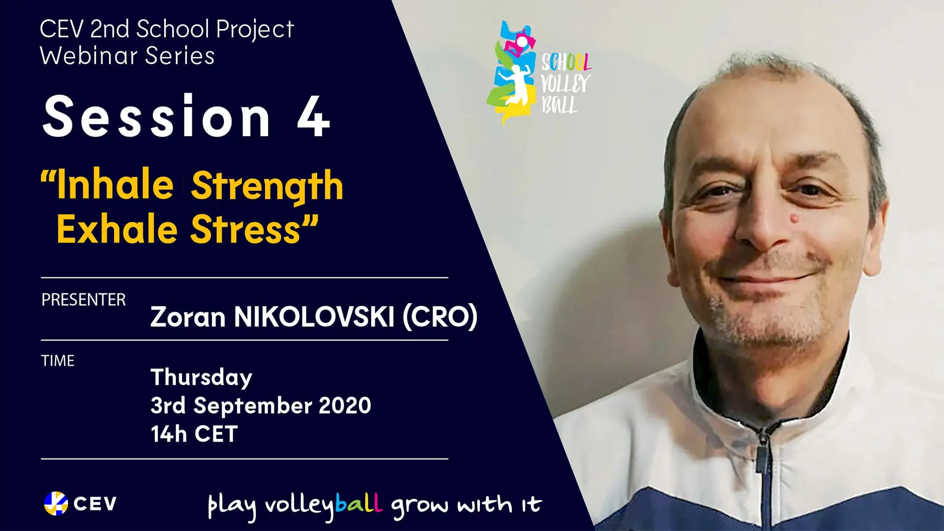 Workshop on stress management to conclude second series of webinars