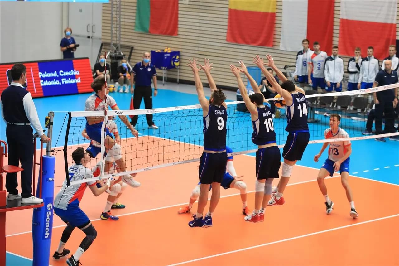 Czech could not stop Italy as the only remaining undefeated team at #EuroVolleyU20M