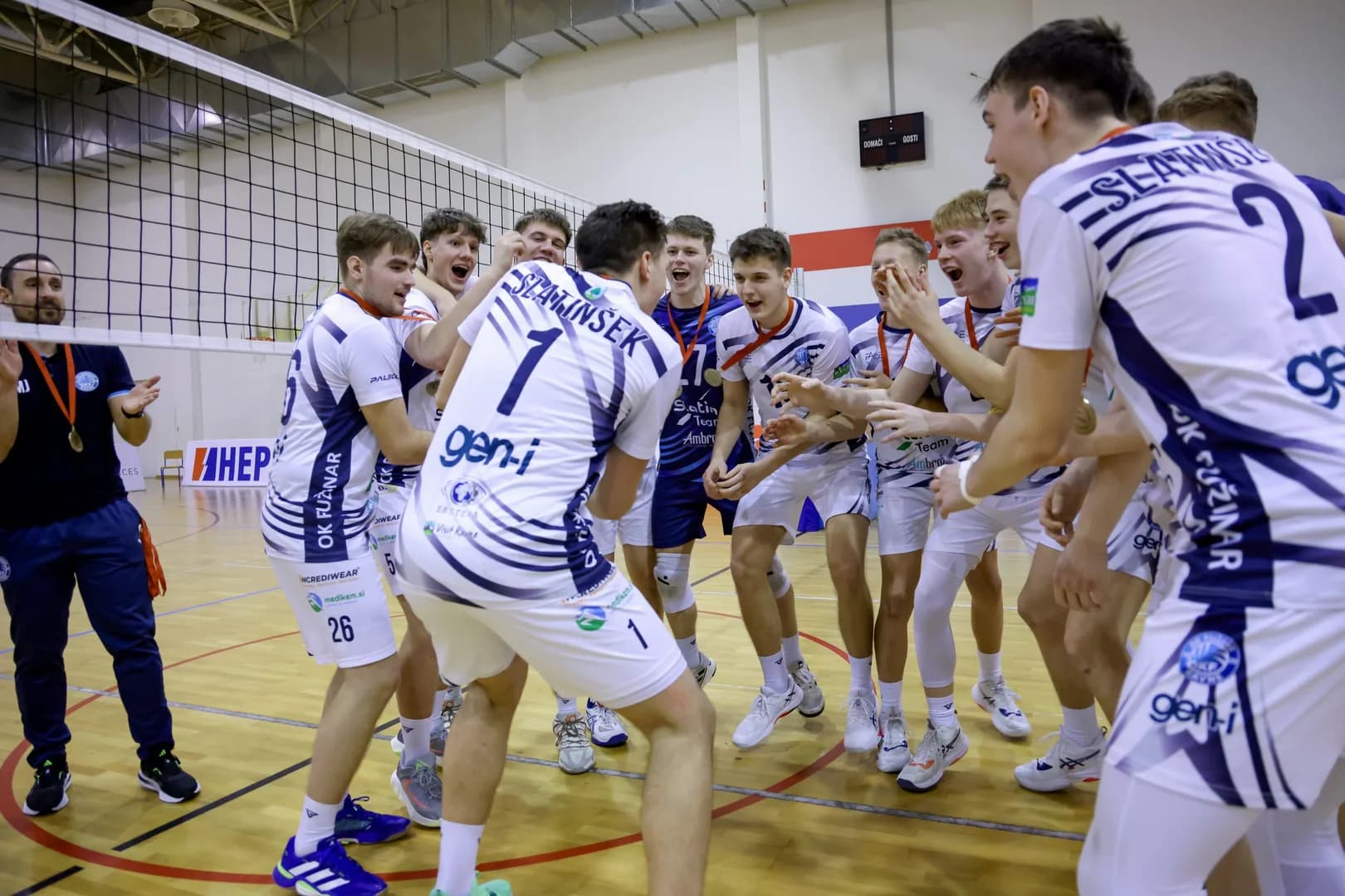 OK Fužinar Ravne and Ujpest Crowned Champions at MEVZA Junior Club Championship