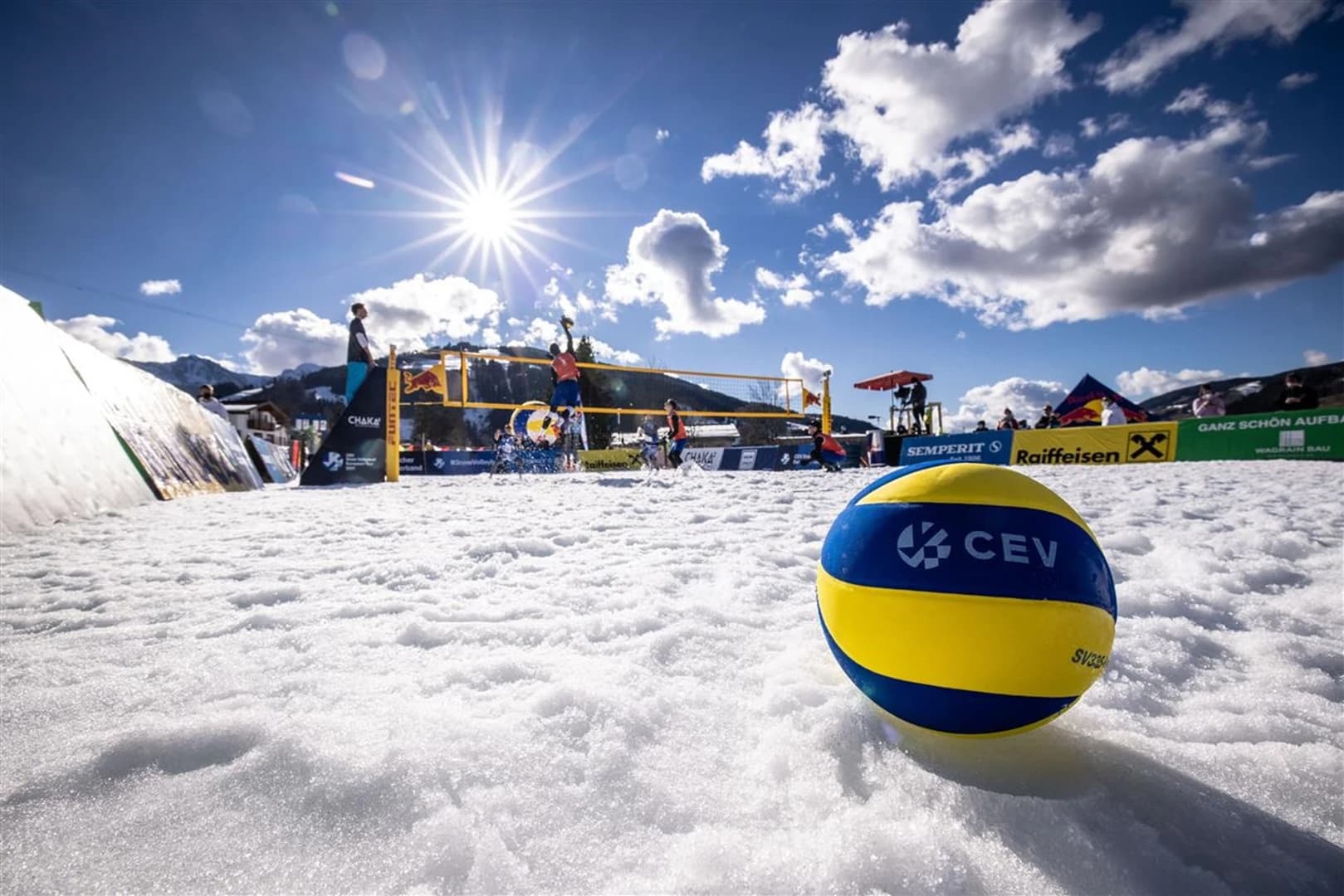 CEV confirms first two stops for the European Snow Volleyball Tour