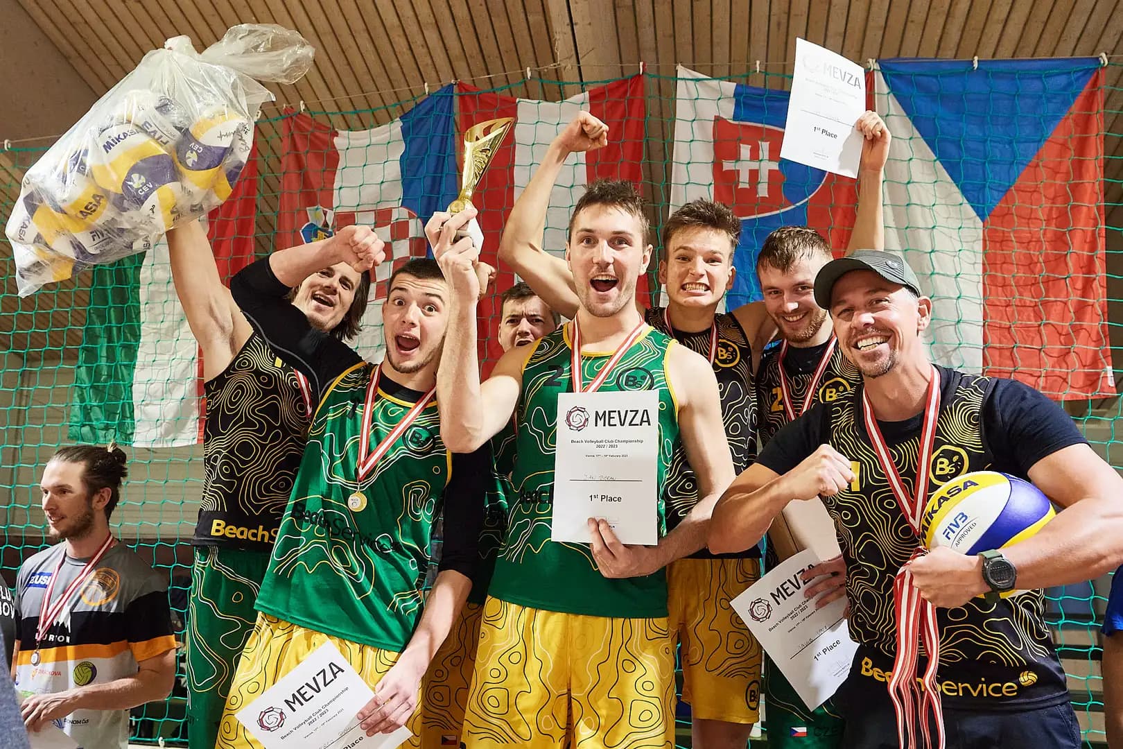 Czech Republic successful at the MEVZA Beach Volleyball Club Championship in Vienna