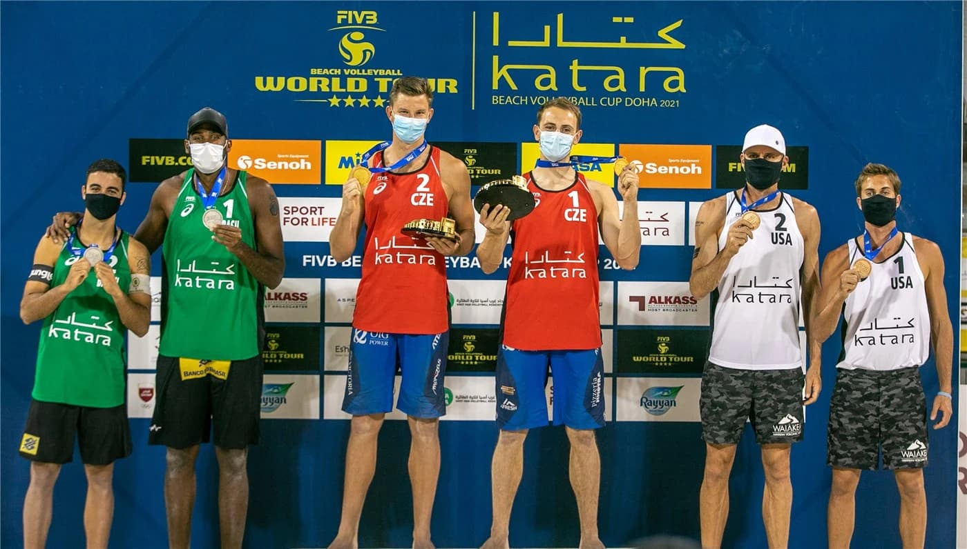 Czech Republic’s Perusic/Schweiner crown fairy tale campaign with gold in Doha