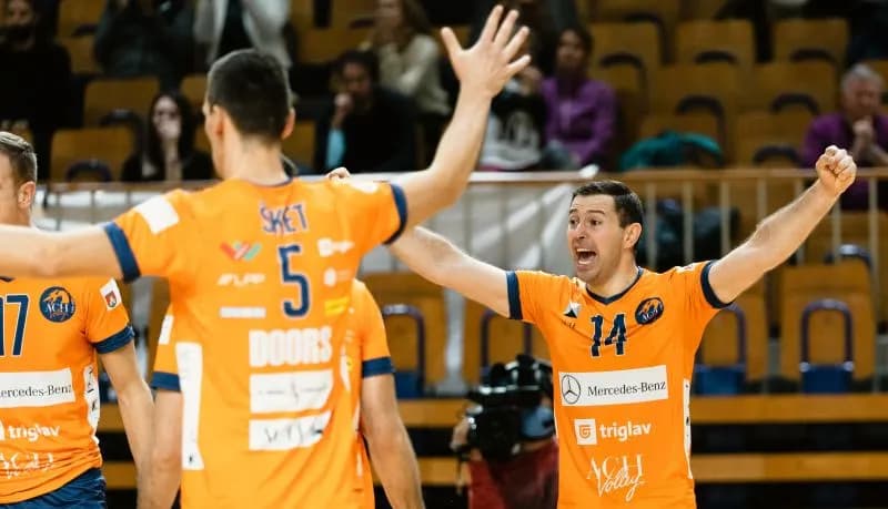 MEVZA League: ACH Volley LJUBLJANA and Nova KBM Branik MARIBOR secure three points