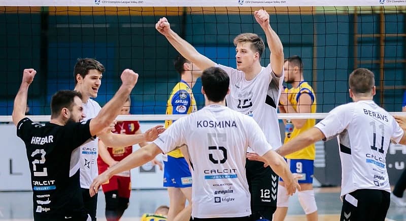 MEVZA League: Calcit KAMNIK celebrate four-set win over Zadruga AICH/DOB