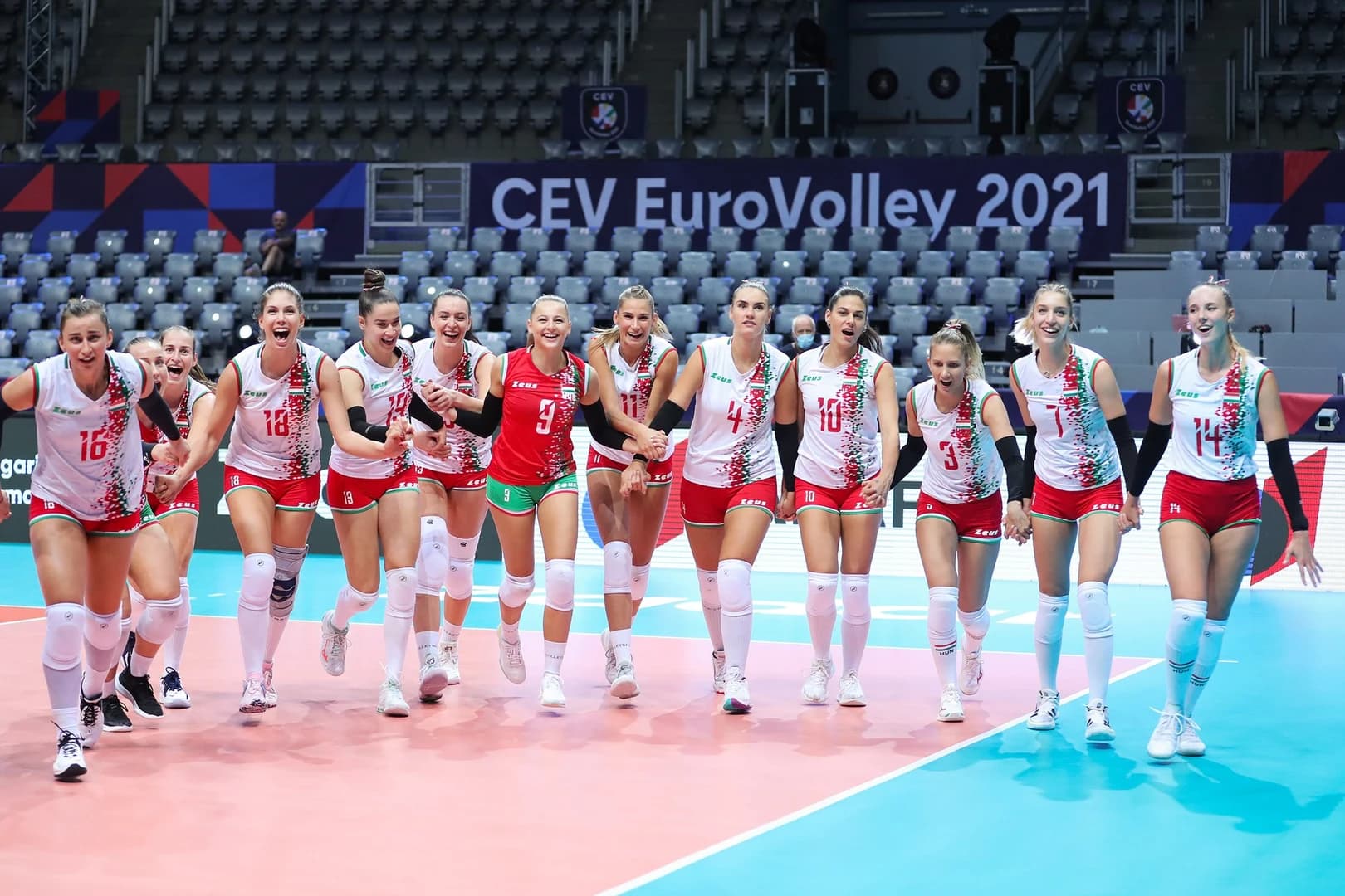 First MEVZA duel at #EuroVolleyW in pool C in Zadar, Croatia