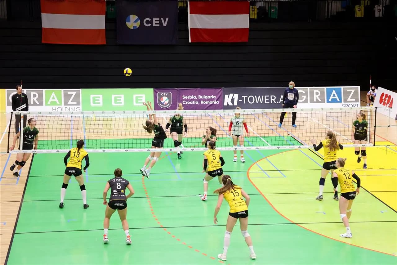 LINZ-STEG and GRAZ poised for second round of Austrian derby in CEV Challenge Cup
