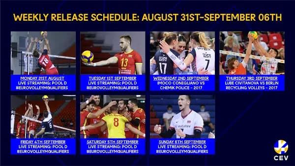 Live stream from Cyprus highlights CEV’s volleyball weekly content