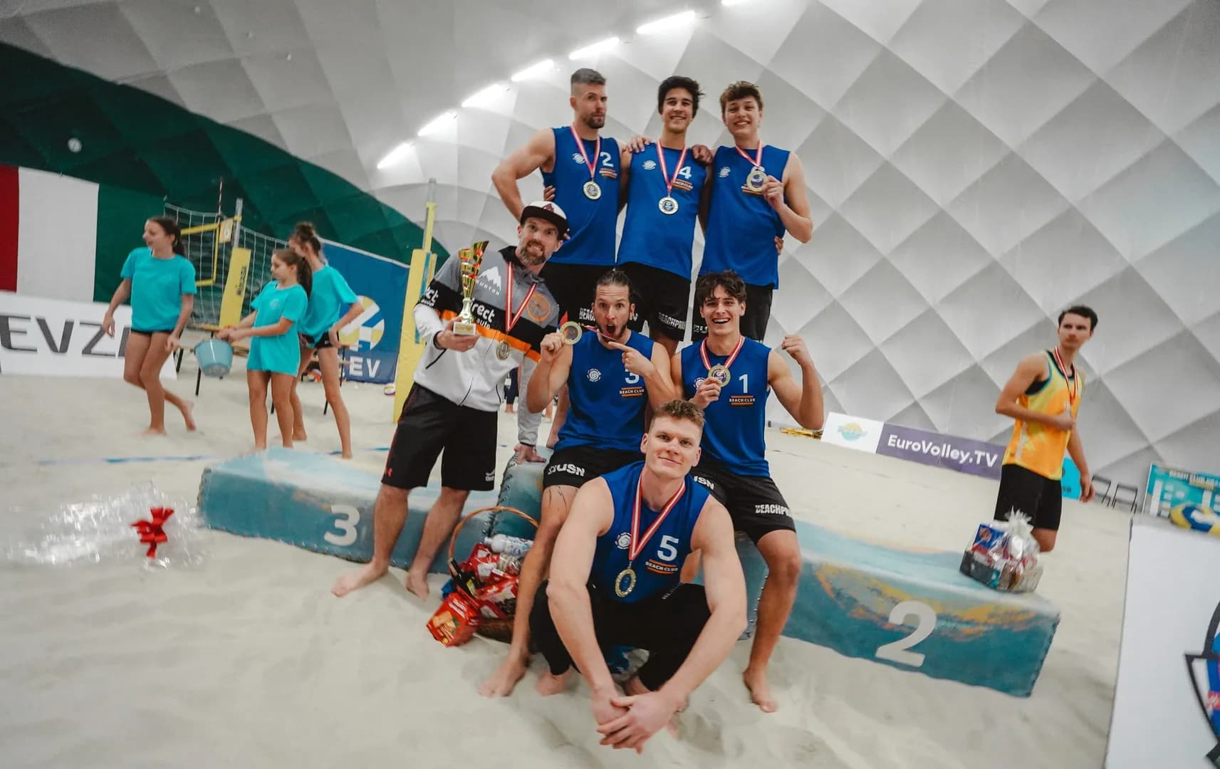 BVC Ludus Ljubljana Triumphs and Beachclub Strahov Champions at MEVZA Beach Volleyball Club Championship