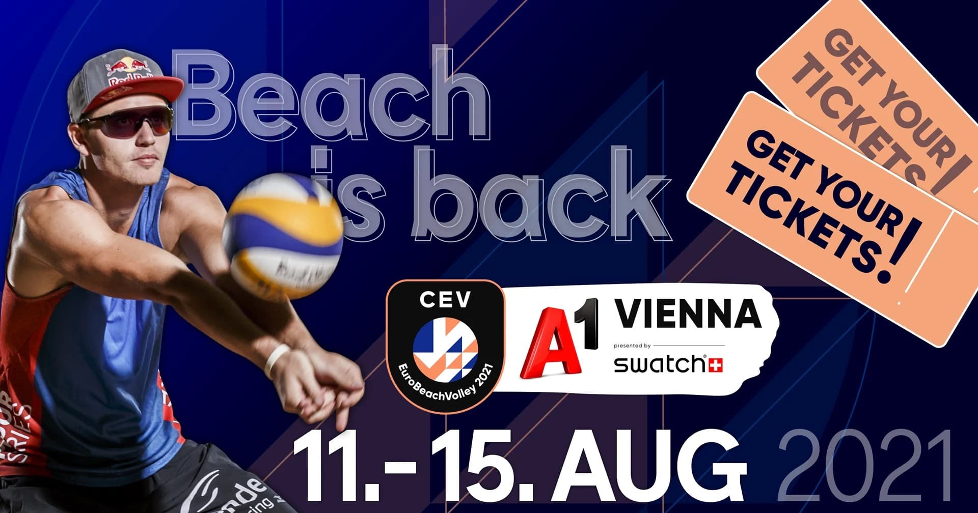 Last pre-sale of Vienna EuroBeachVolley tickets to begin on Monday at noon