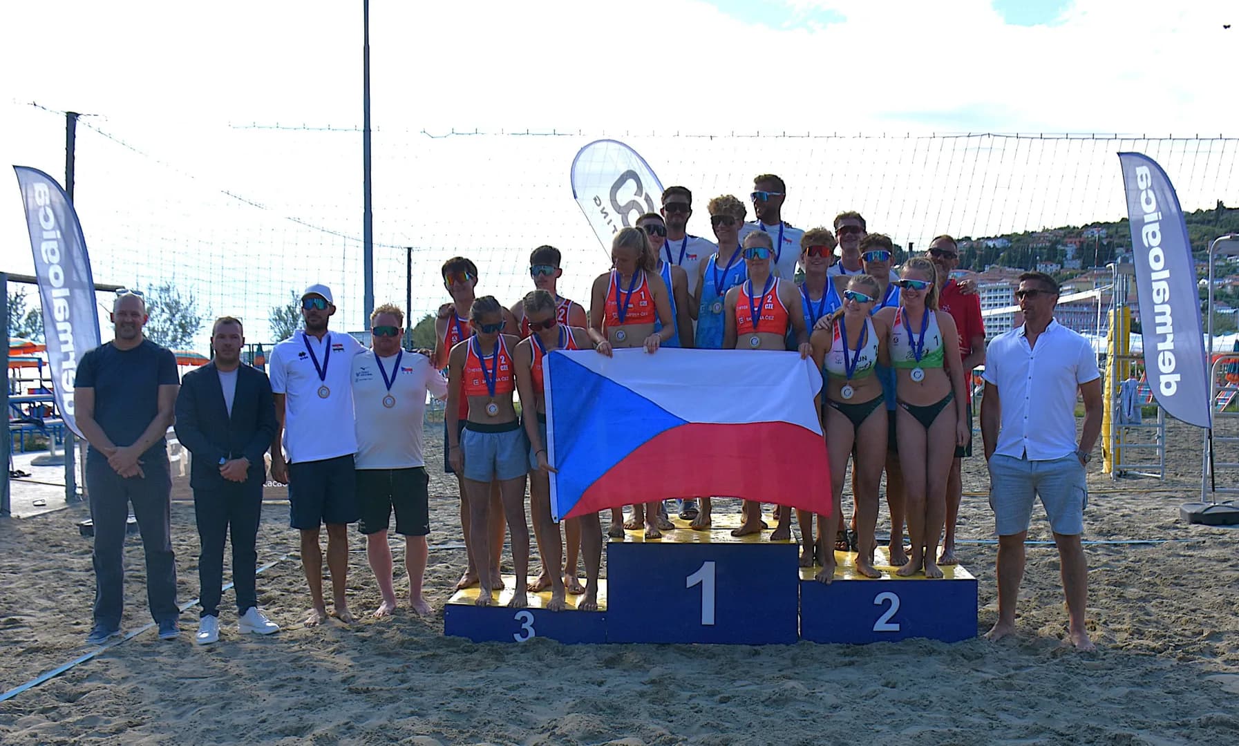 Czechia dominate U16 MEVZA Beach Volleyball Championship in Portorož