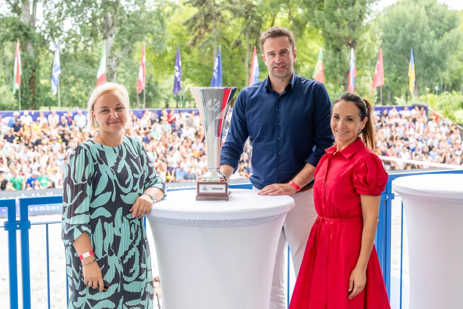 Valentina Bifflin Attends CEV Beach Volley Nations Cup Final 2026 in Budapest