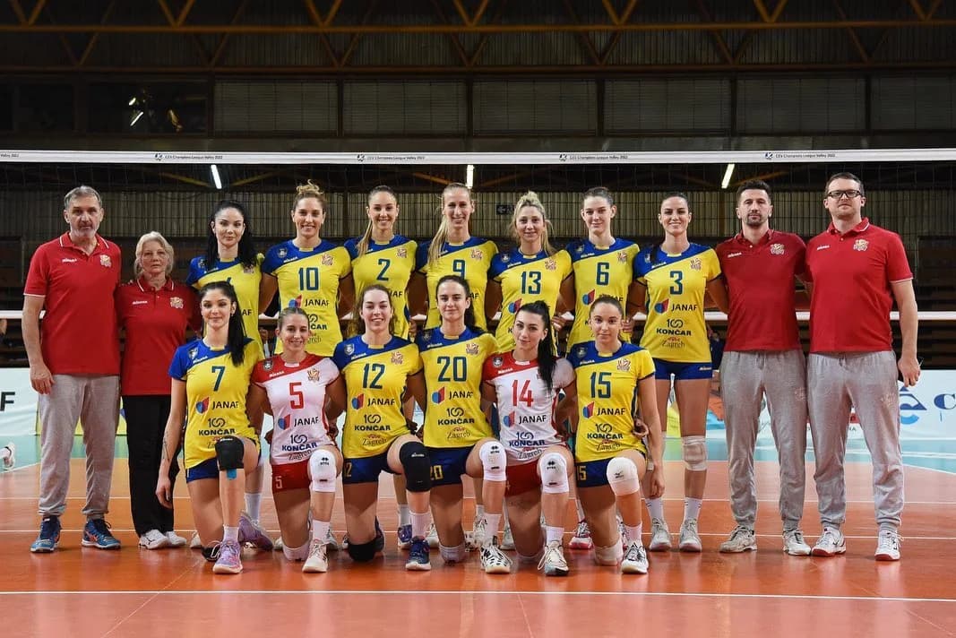 Mladost Zagreb falls short to Allianz MTV Stuttgart in the home match of the CEV Cup Semifinal