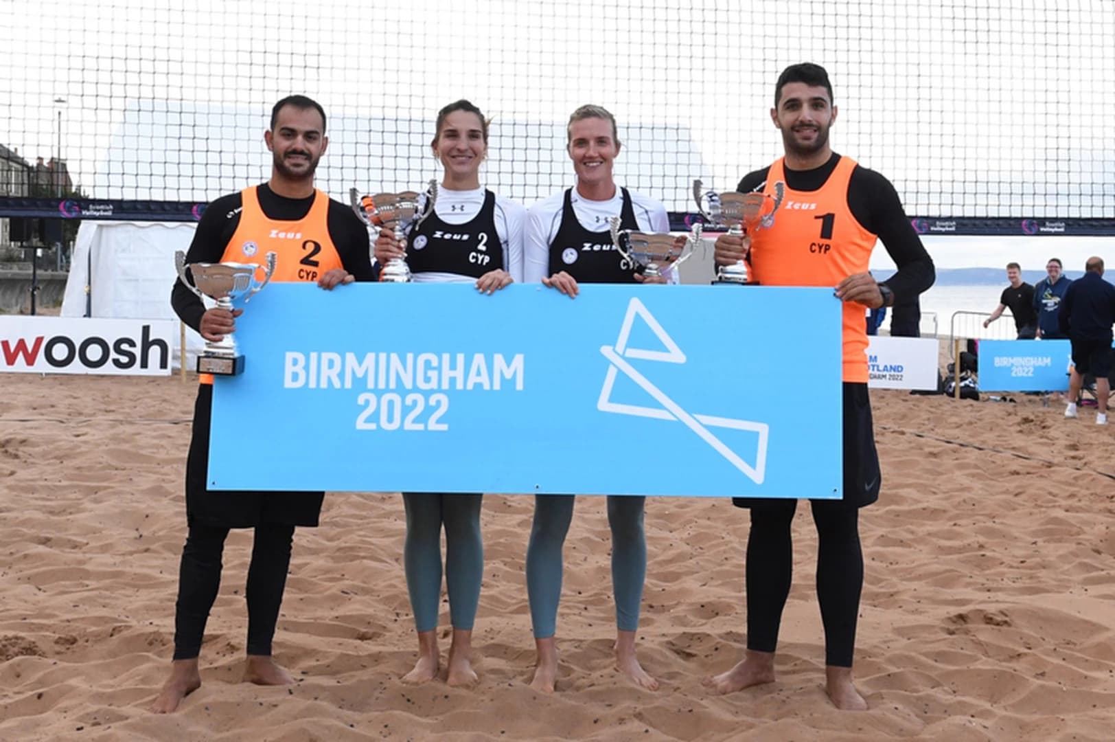 Teams from Cyprus punch double ticket to Birmingham 2022 Commonwealth Games at European Qualifiers in Edinburgh