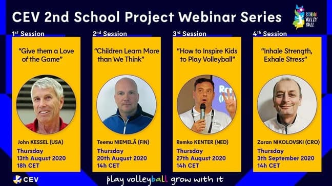 CEV launches second School Project webinar series featuring four high-level speakers