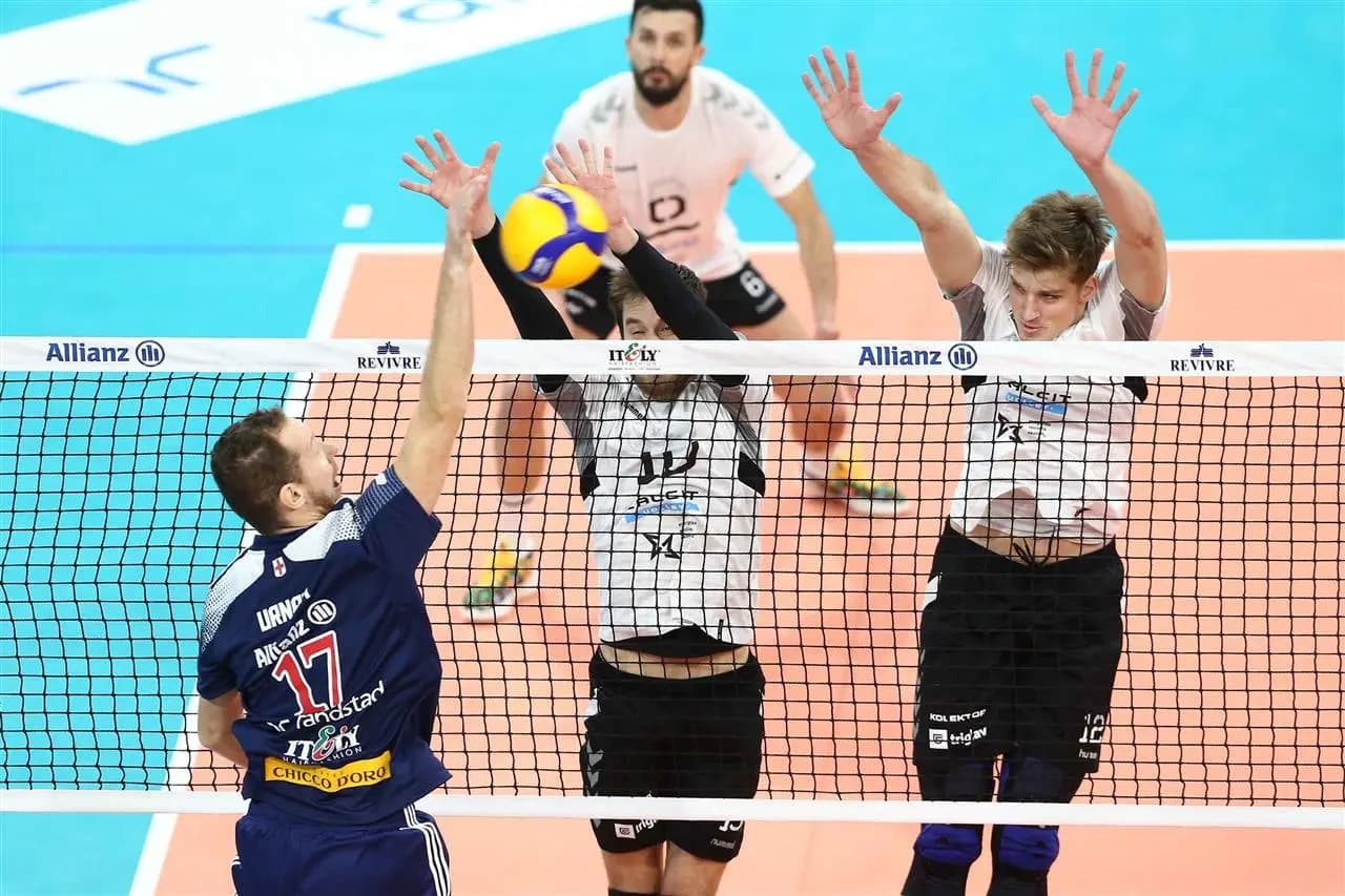 MILANO with Urnaut and Kozamernik advances against Calcit Volley in CEV Challenge Cup