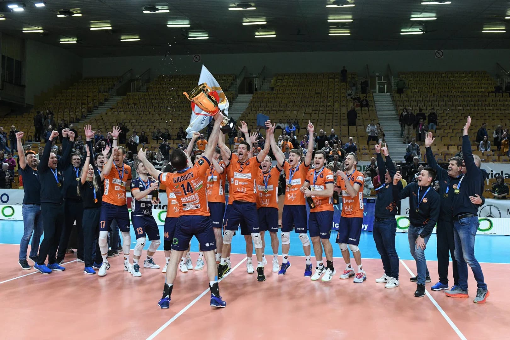 ACH Volley Ljubljana Celebrates 20th Championship Title in Dramatic Sportklub League Finals