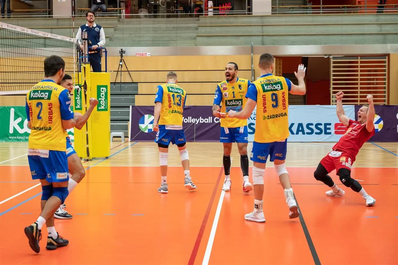 Zadruga AICH/DOB claim hard-fought win in first round of CEV Cup 16th Finals