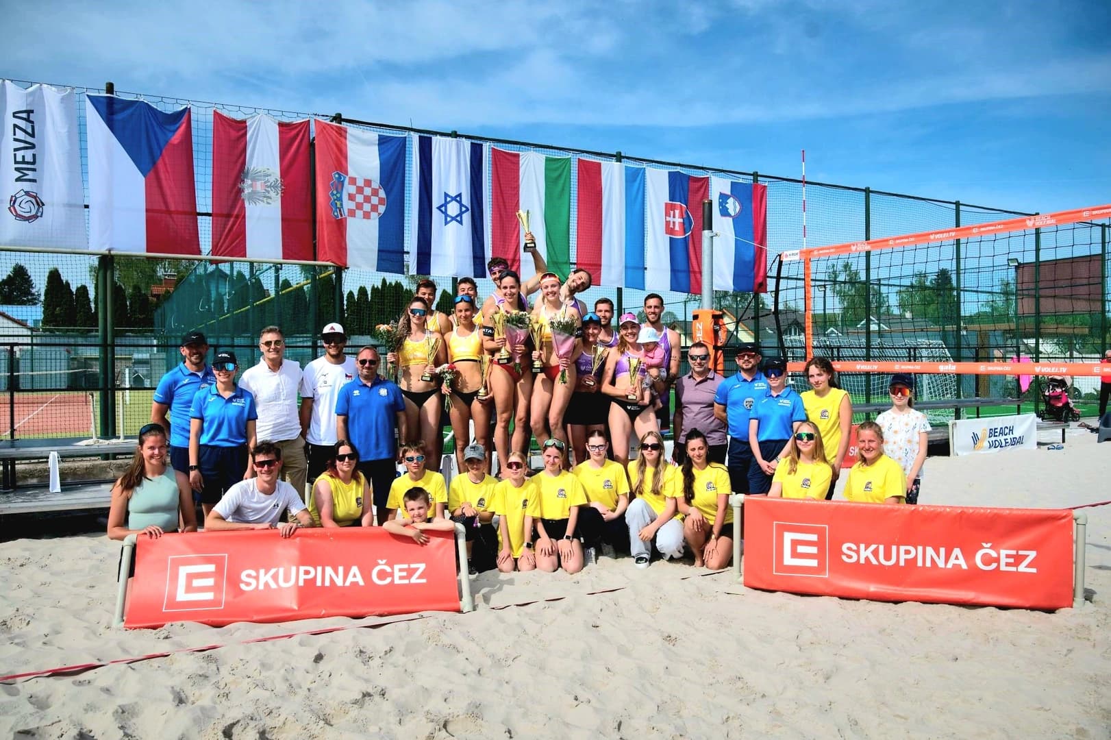 Perusic/Sedlak and Tokosova/Terenova Crowned MEVZA Beach Volleyball Senior Champions in Benesov