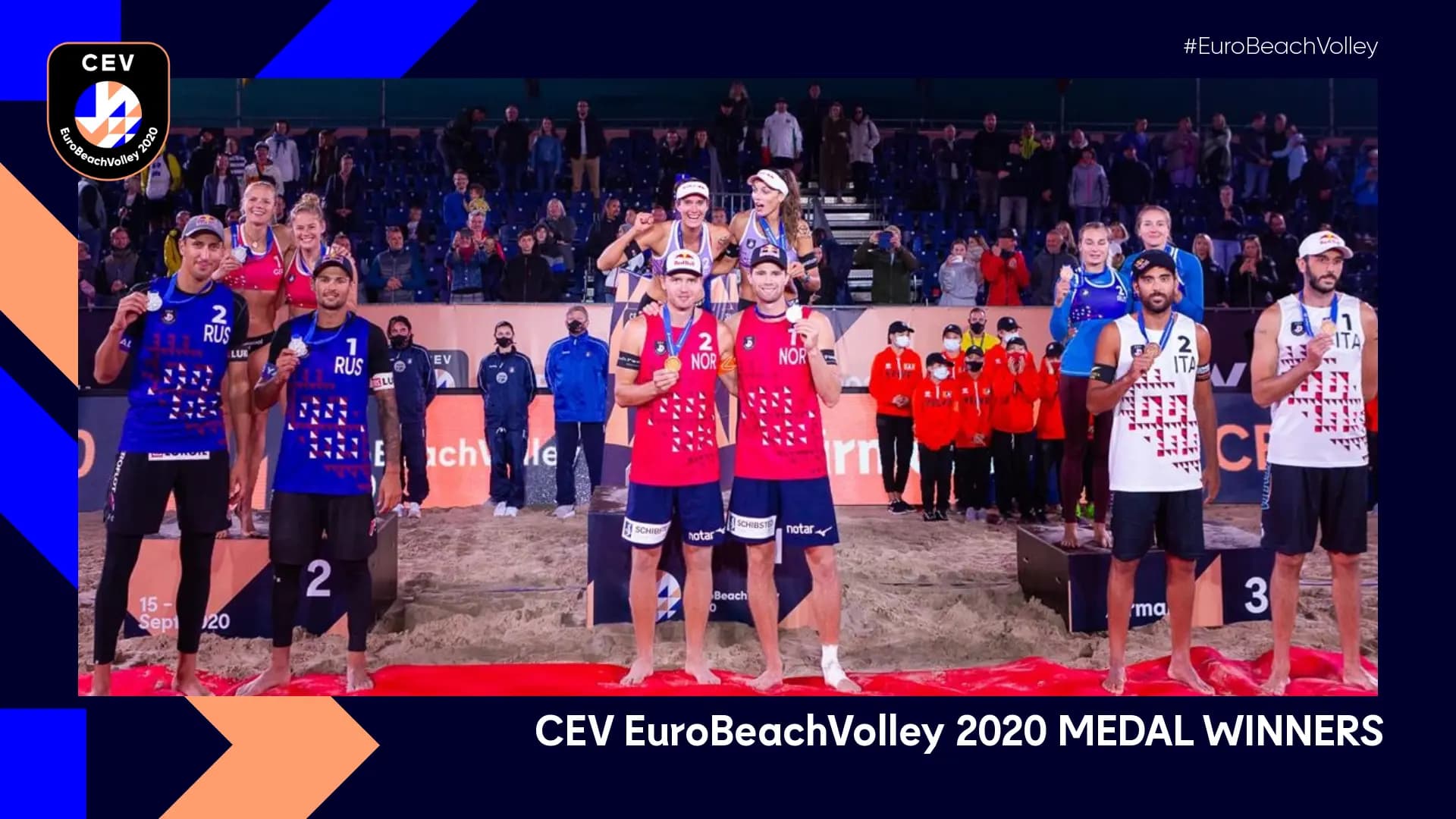 The Queens and Kings of CEV EuroBeachVolley 2020