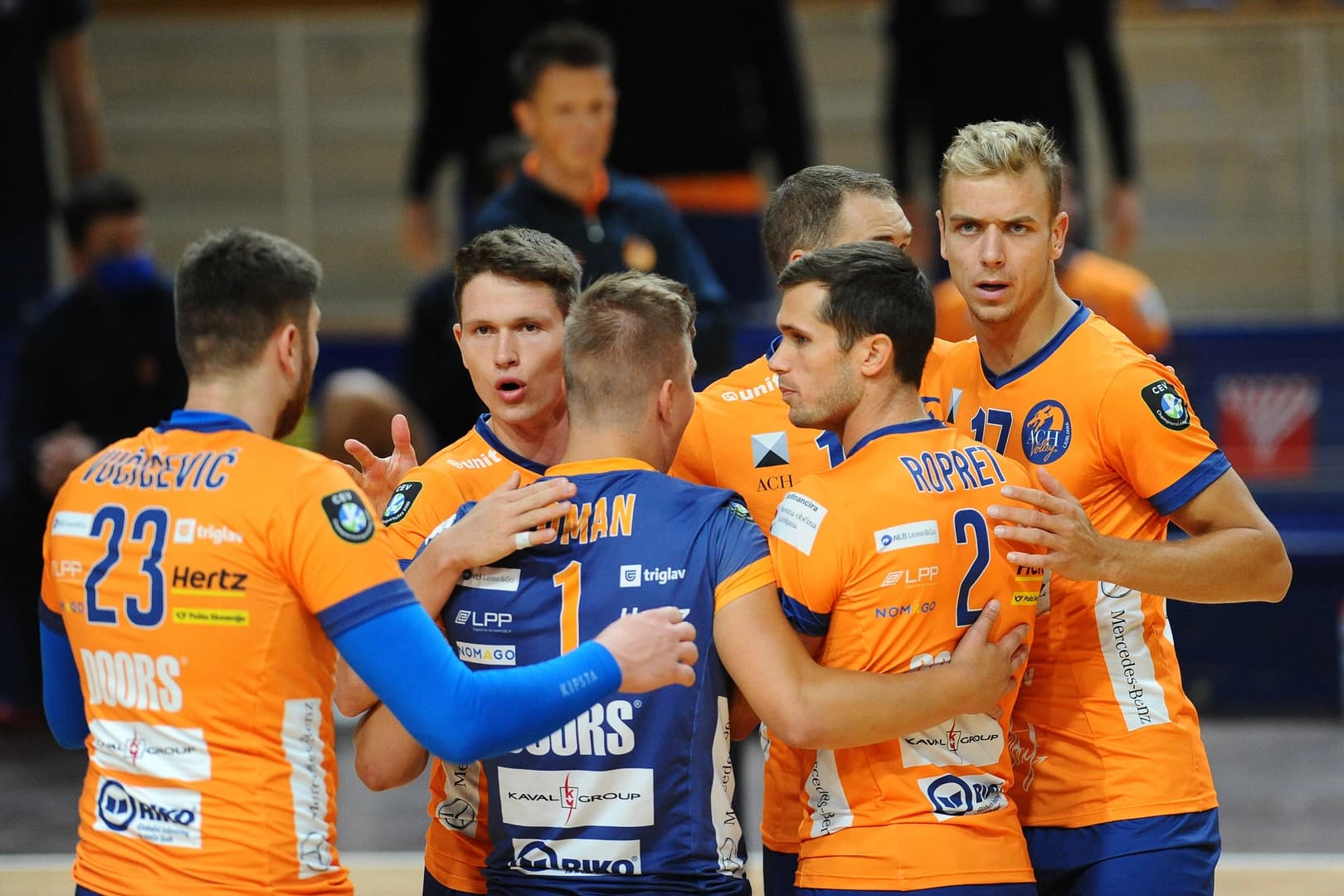 ACH Volley Ljubljana to face the host Berlin and the most successful European club