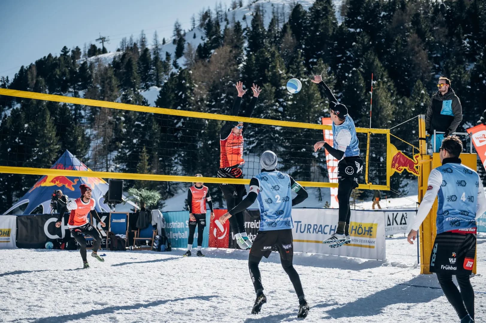 Snow Volleyball kicks off 2021 in its birthplace