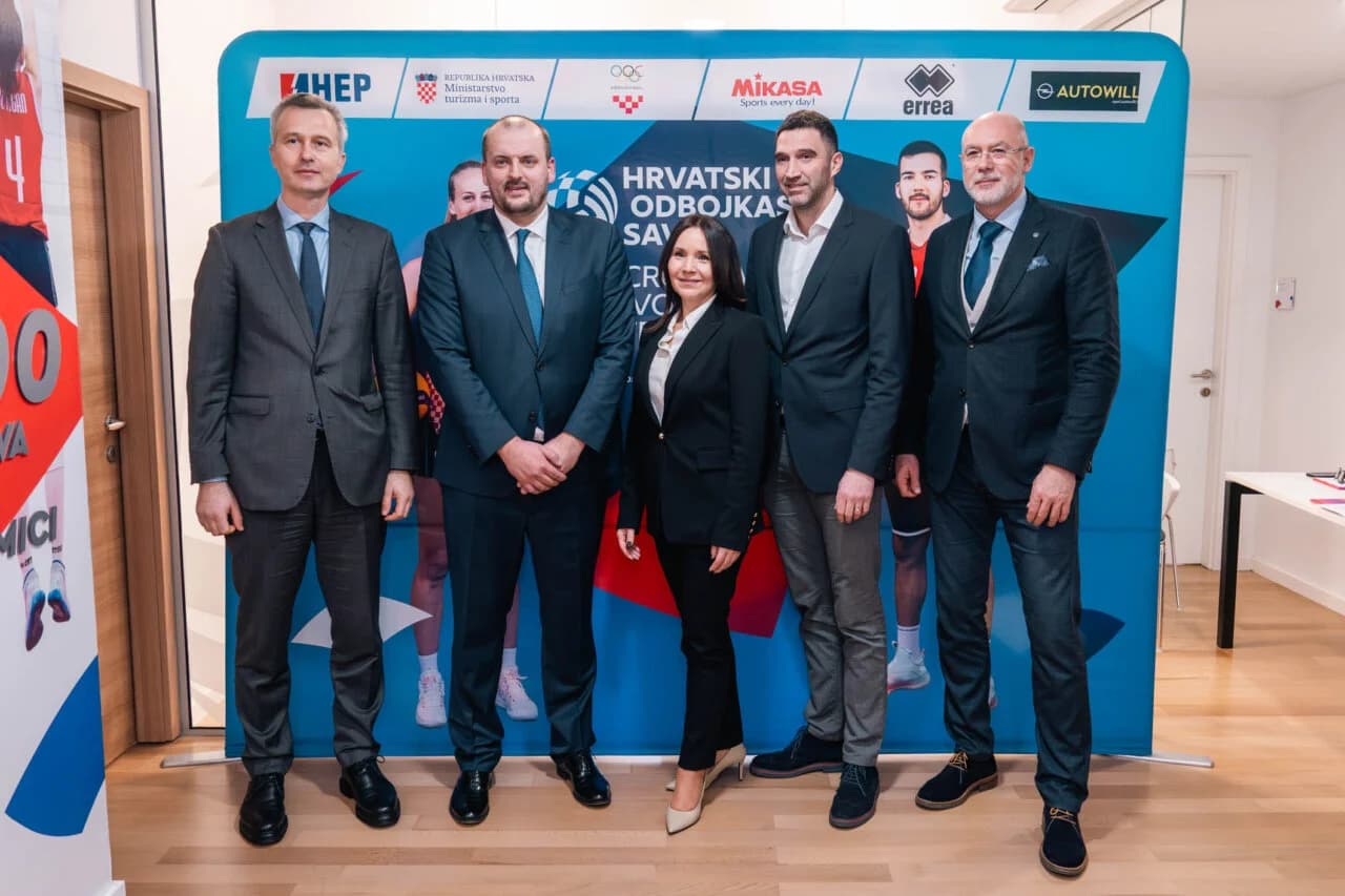 Croatian Volleyball Association Reaffirms Frane Zanic as President, Sets Ambitious Goals for Future