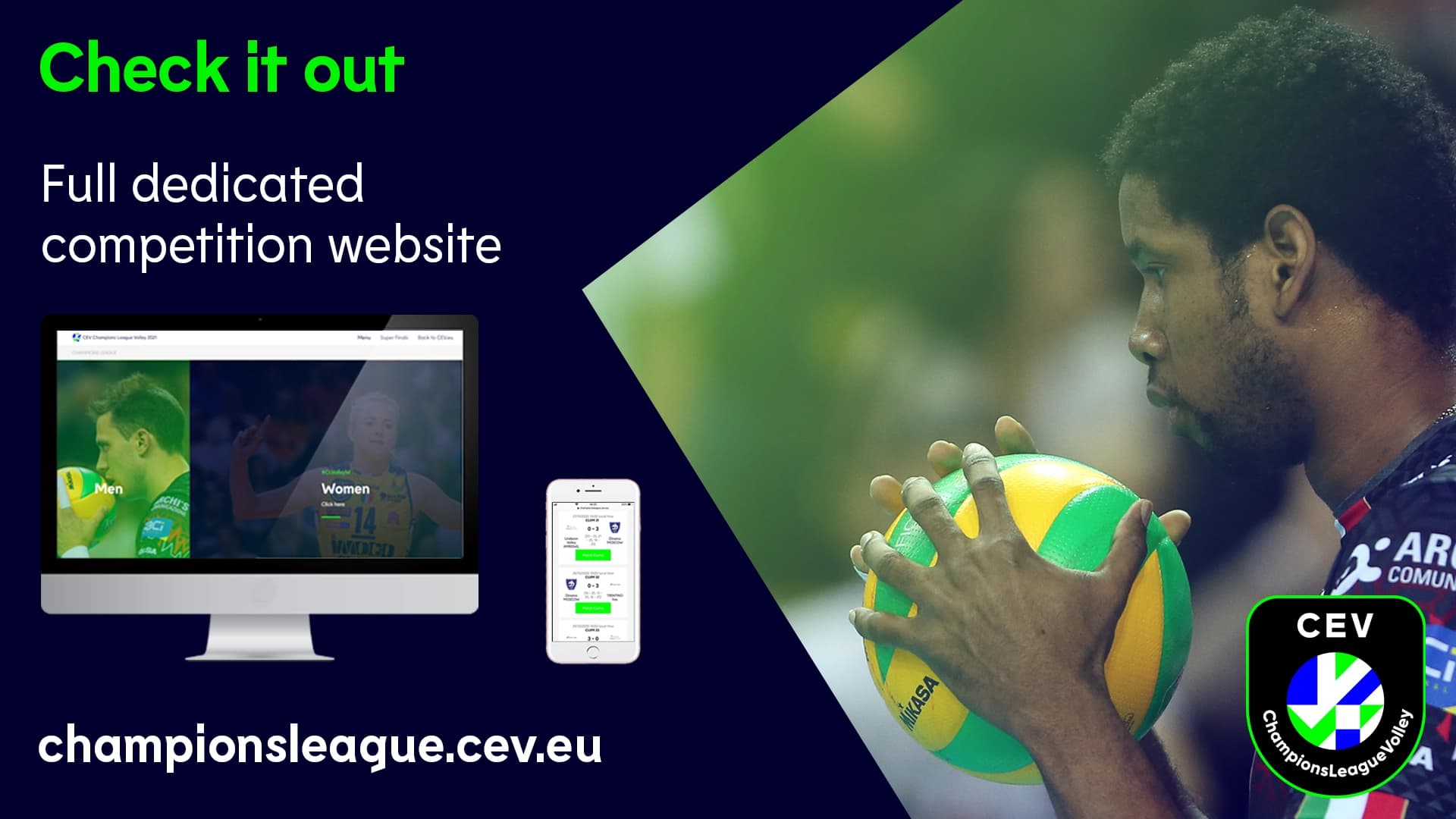 A dedicated CEV Champions League website is now live!
