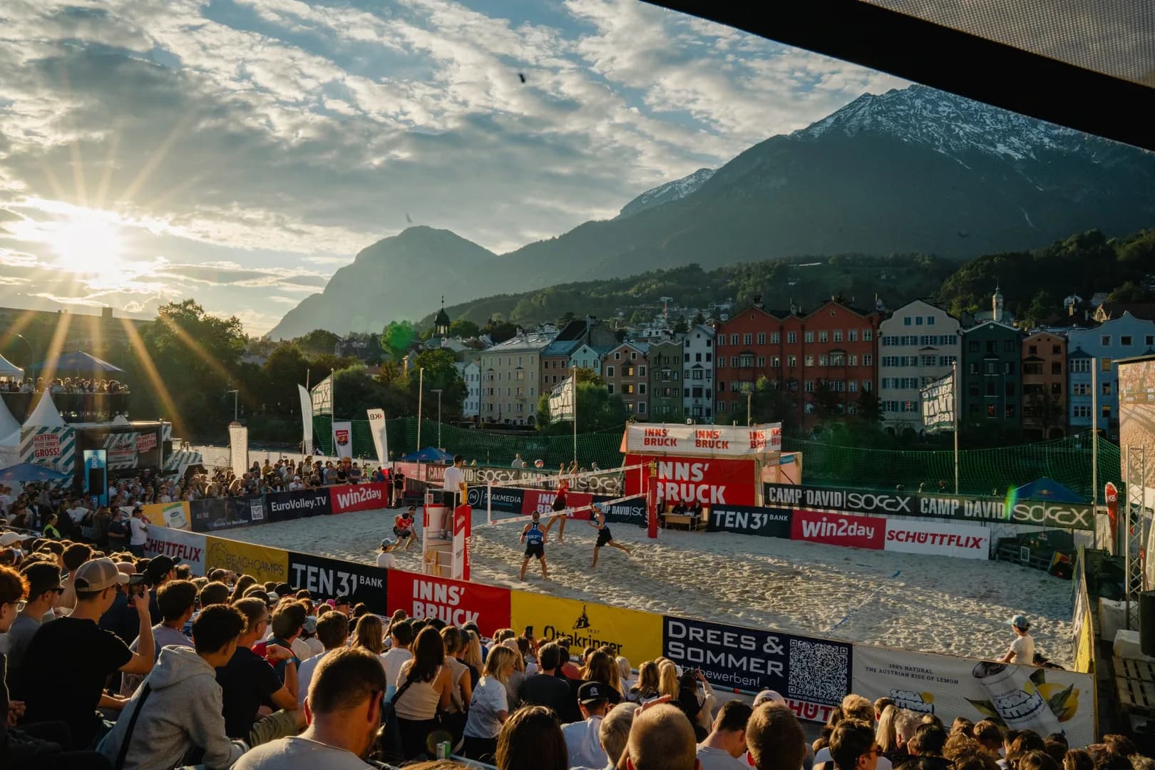 Hammarberg/Berger and Javornik/Marolt Dominate the Finals of TEN31 Bank Innsbruck Beach Volleyball Event