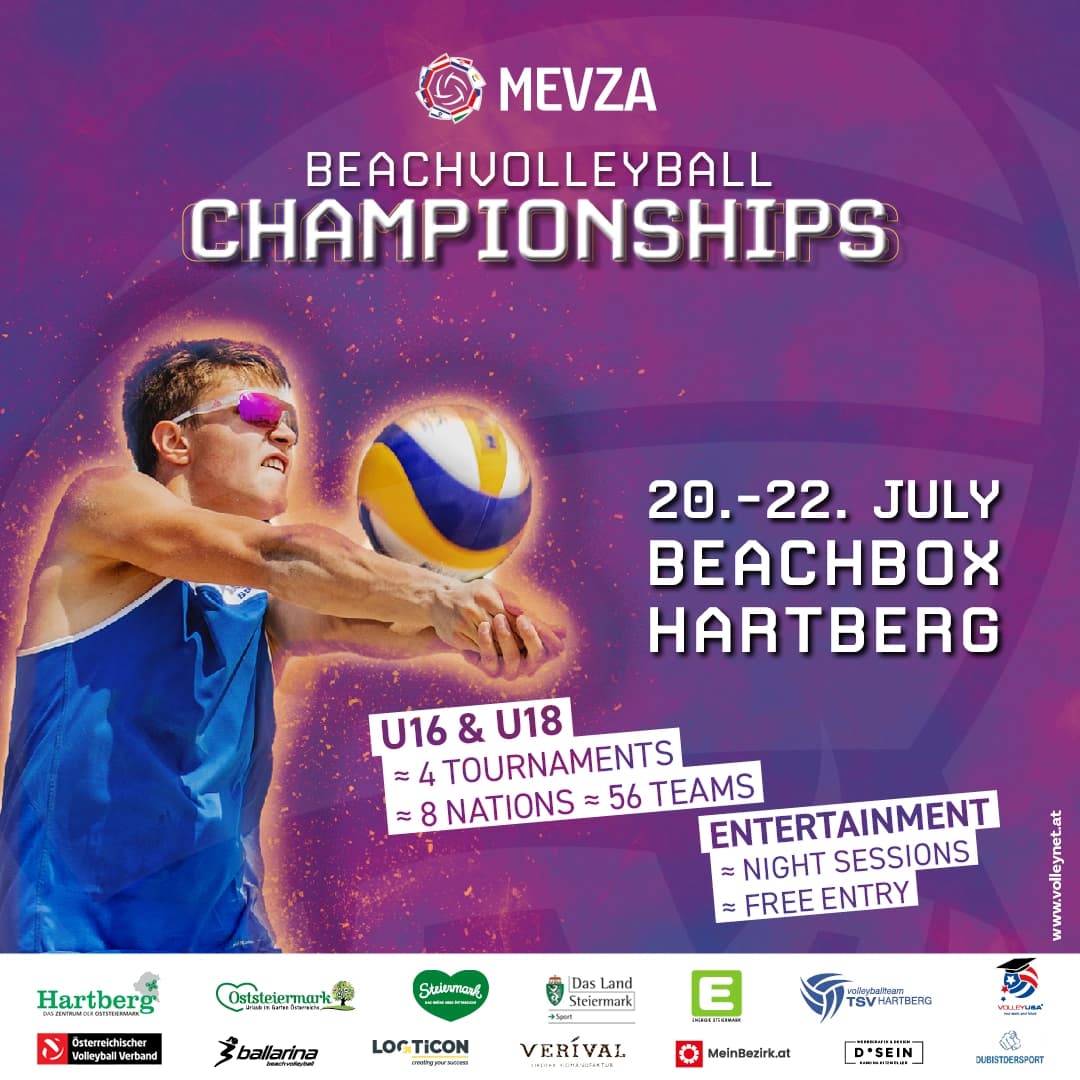 International junior elite at the MEVZA Beach Volleyball Championships in Hartberg