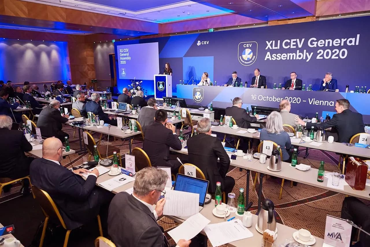 In-person General Assembly provides energy boost to European Volleyball family