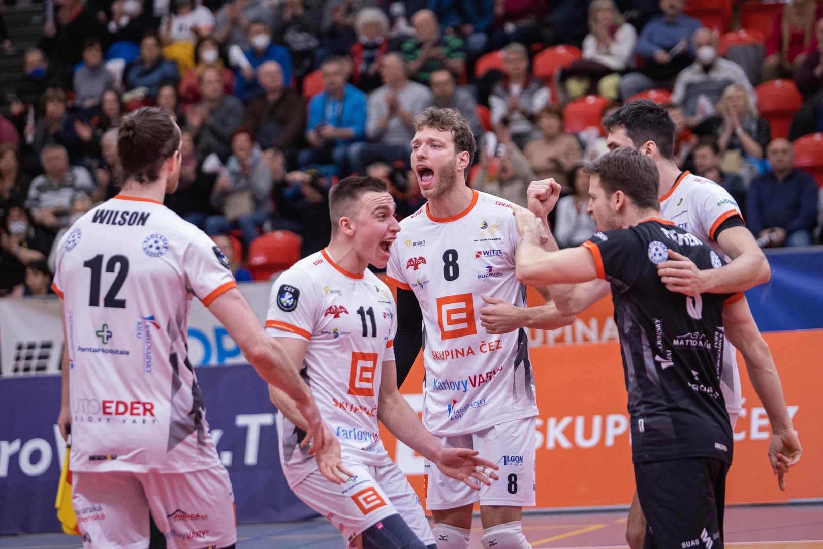 Great first half for the men teams in the CEV European Cups