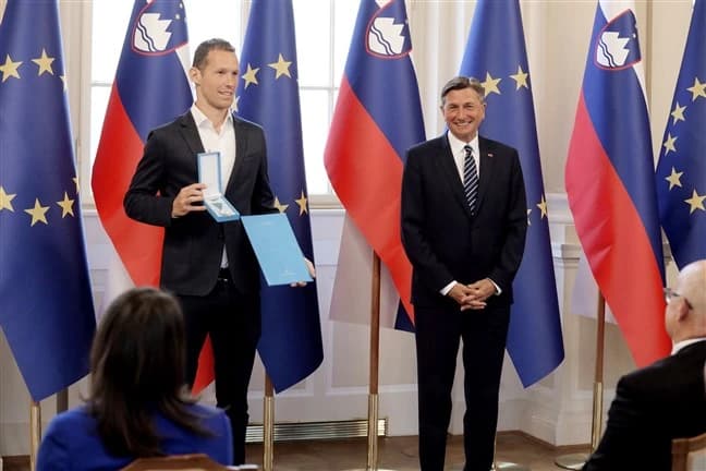 EuroVolley silver medal winners awarded Order of Merit by Slovenia’s President