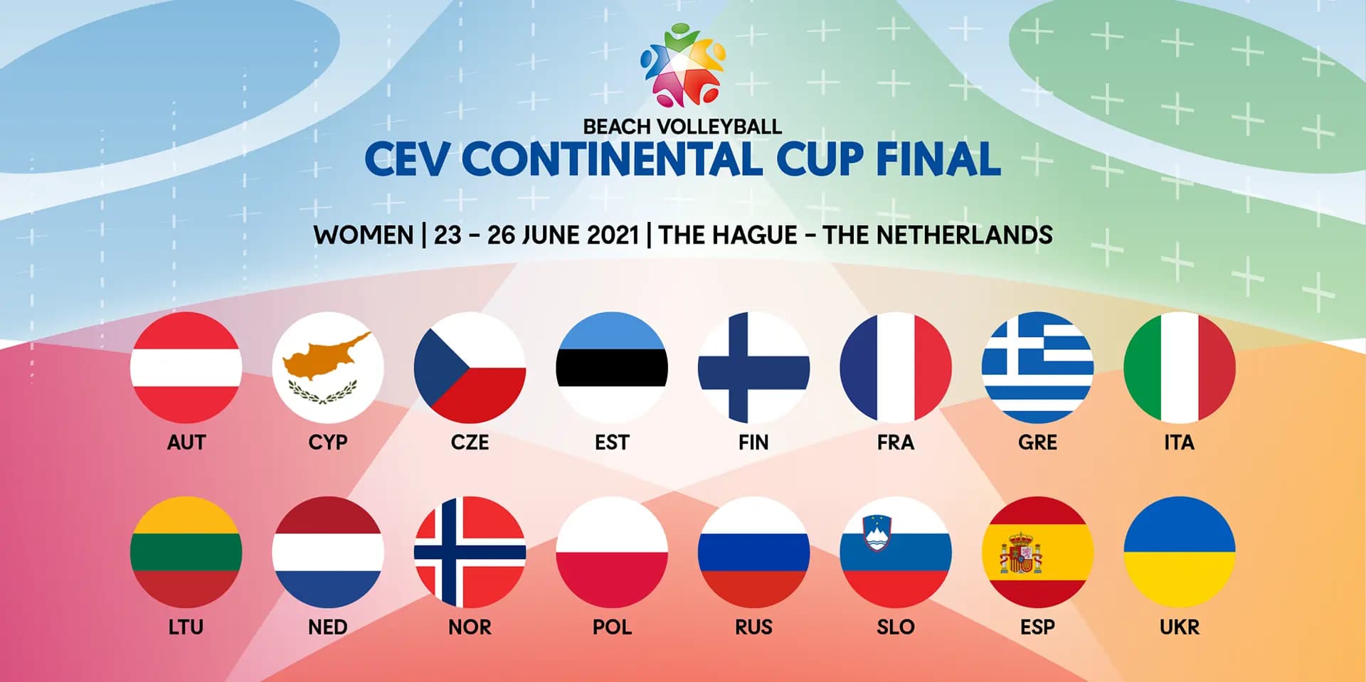 Austria, Czech Rep. and Slovenia in the #CEVContinentalCup Final
