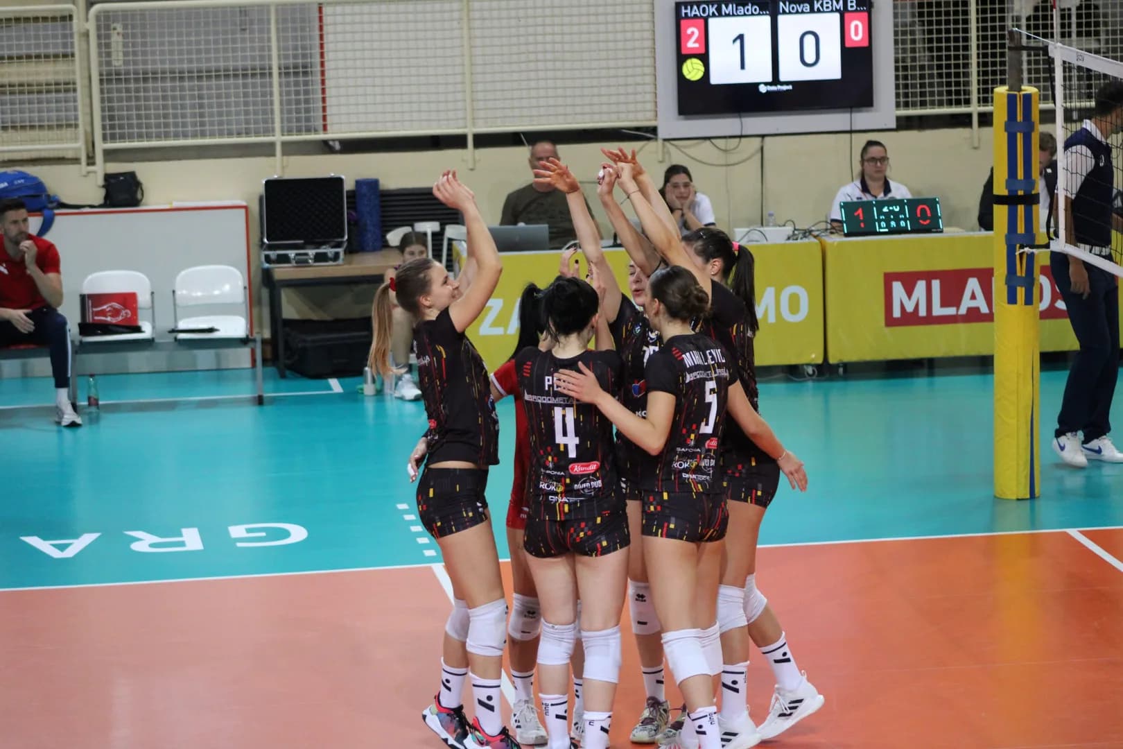 Mladost prevails over Nova KBM Branik Maribor