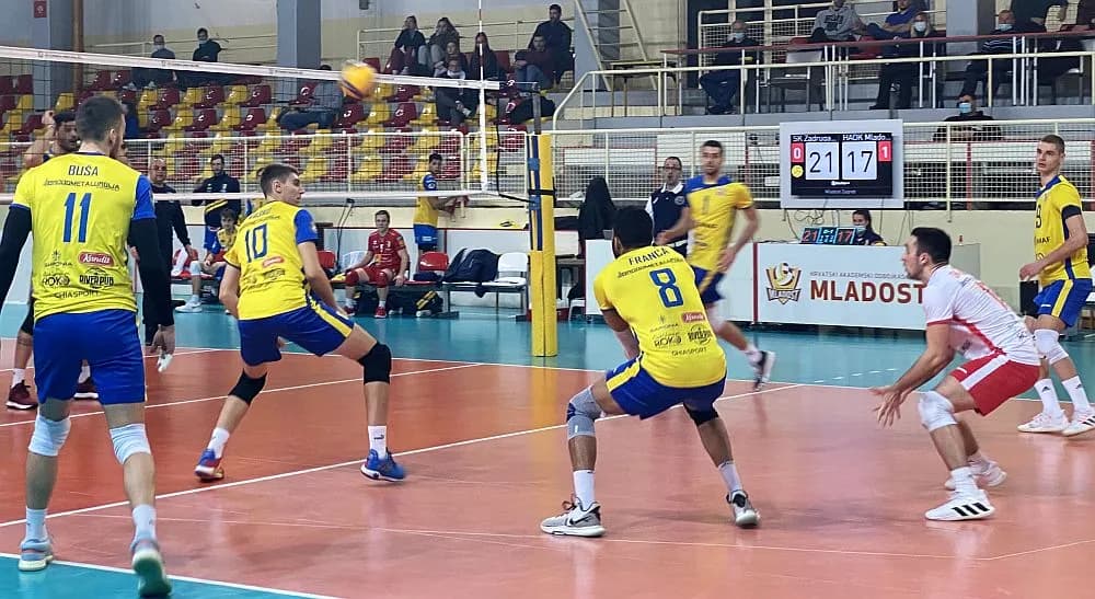 Men’s MEVZA League – Mladost ZAGREB and Zadruga AICH/DOB secure three points