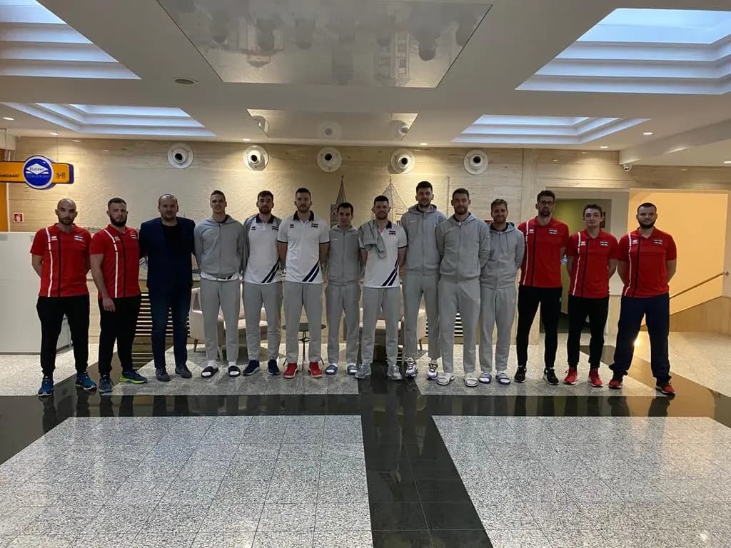 Team Croatia at work ahead of #EuroVolleyM qualifiers