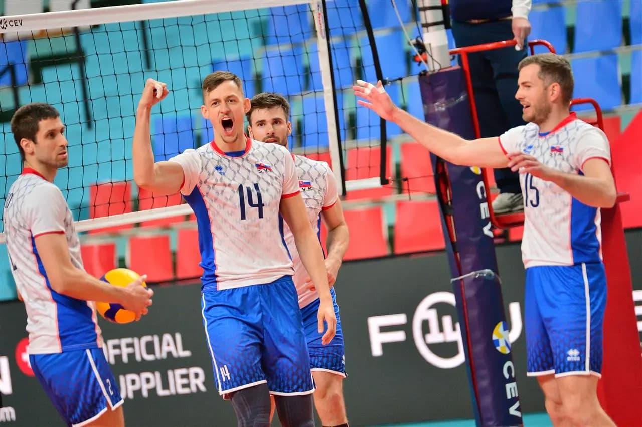 Slovakia start on the right foot in the Men EuroVolley Qualifiers