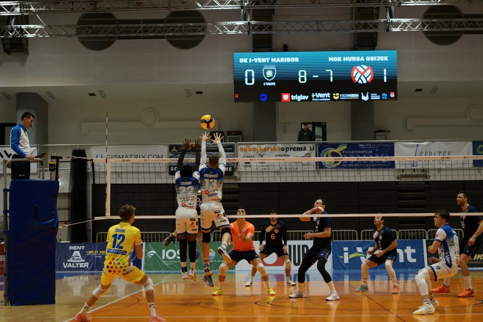Mursa Osijek Claims Straight-Sets Win over i-Vent Maribor