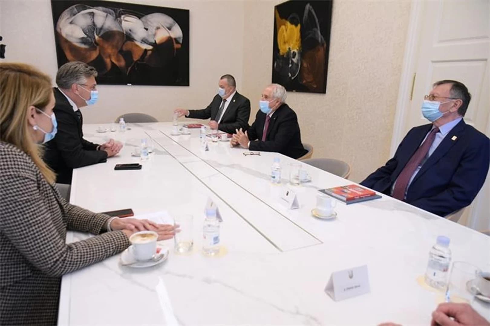 Croatia’s Prime Minister hosts meeting with highest Volleyball authorities