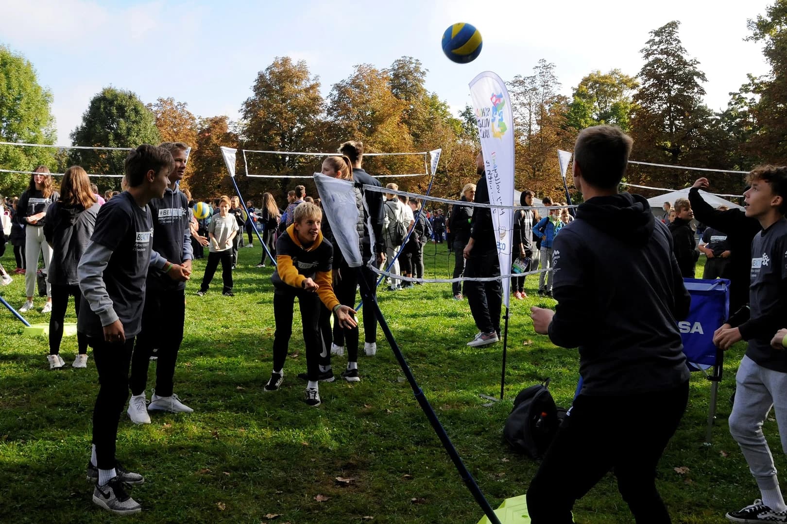 Volleyball takes centre stage at sports festivals in Ljubljana