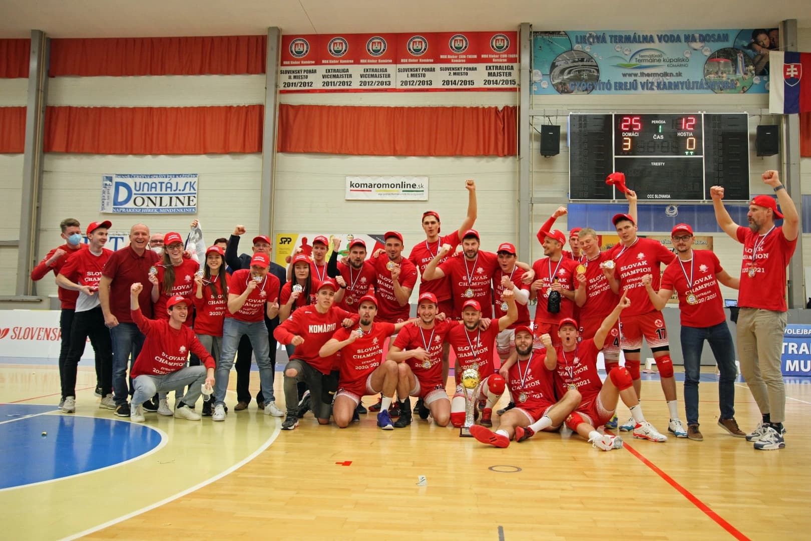 Rieker UJS KOMARNO and Slávia EU BRATISLAVA crowned Slovakia’s champions