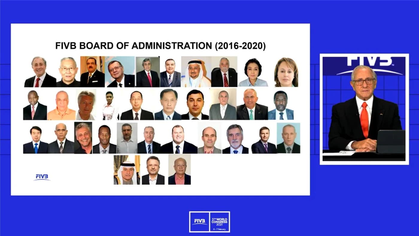 MEVZA Vice Presidents Lubor Halanda and Zdeslav Barac elected to the new FIVB Board of Administration