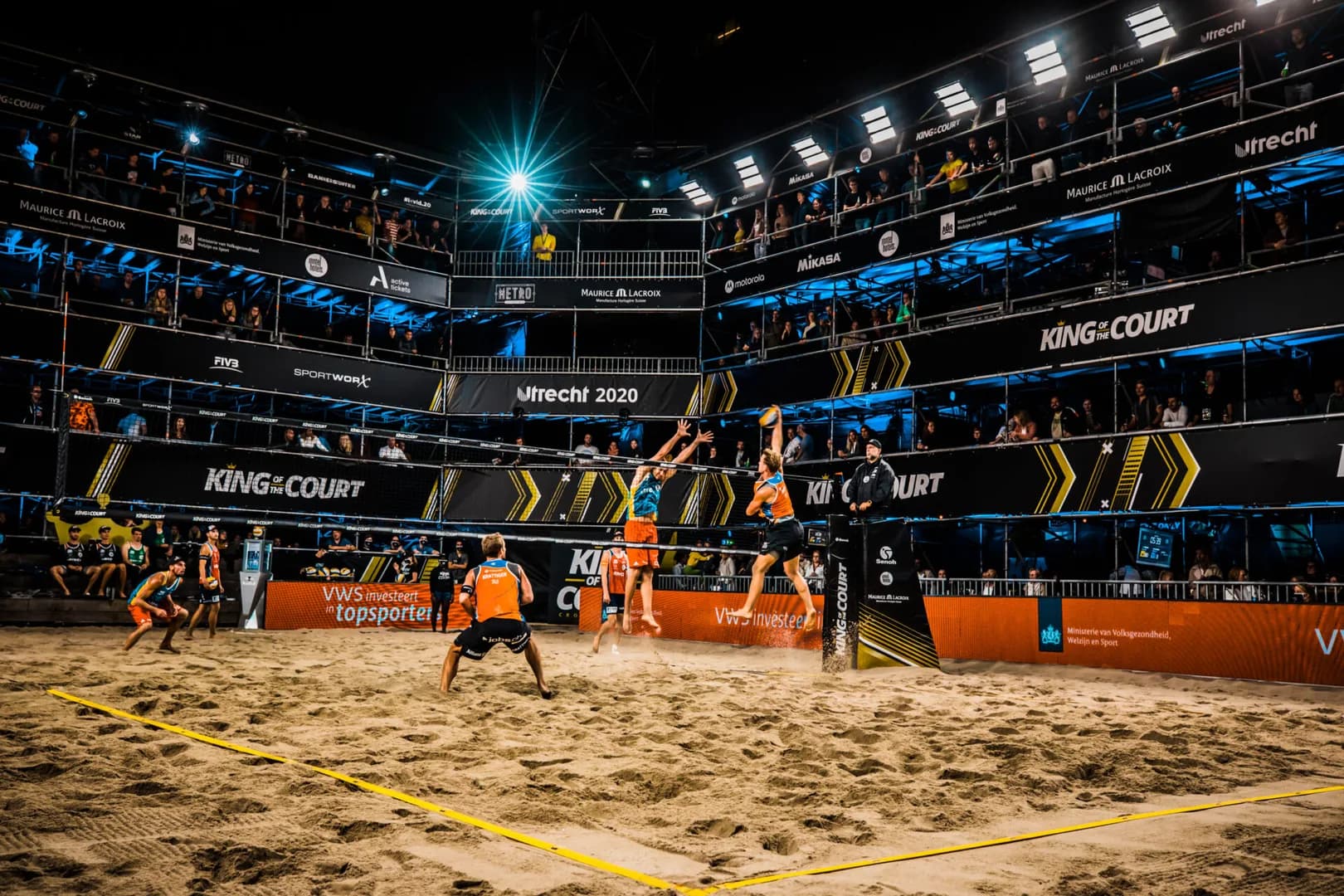 Austrian, Czech and Slovenian players and teams at the King of the Court in Utrecht