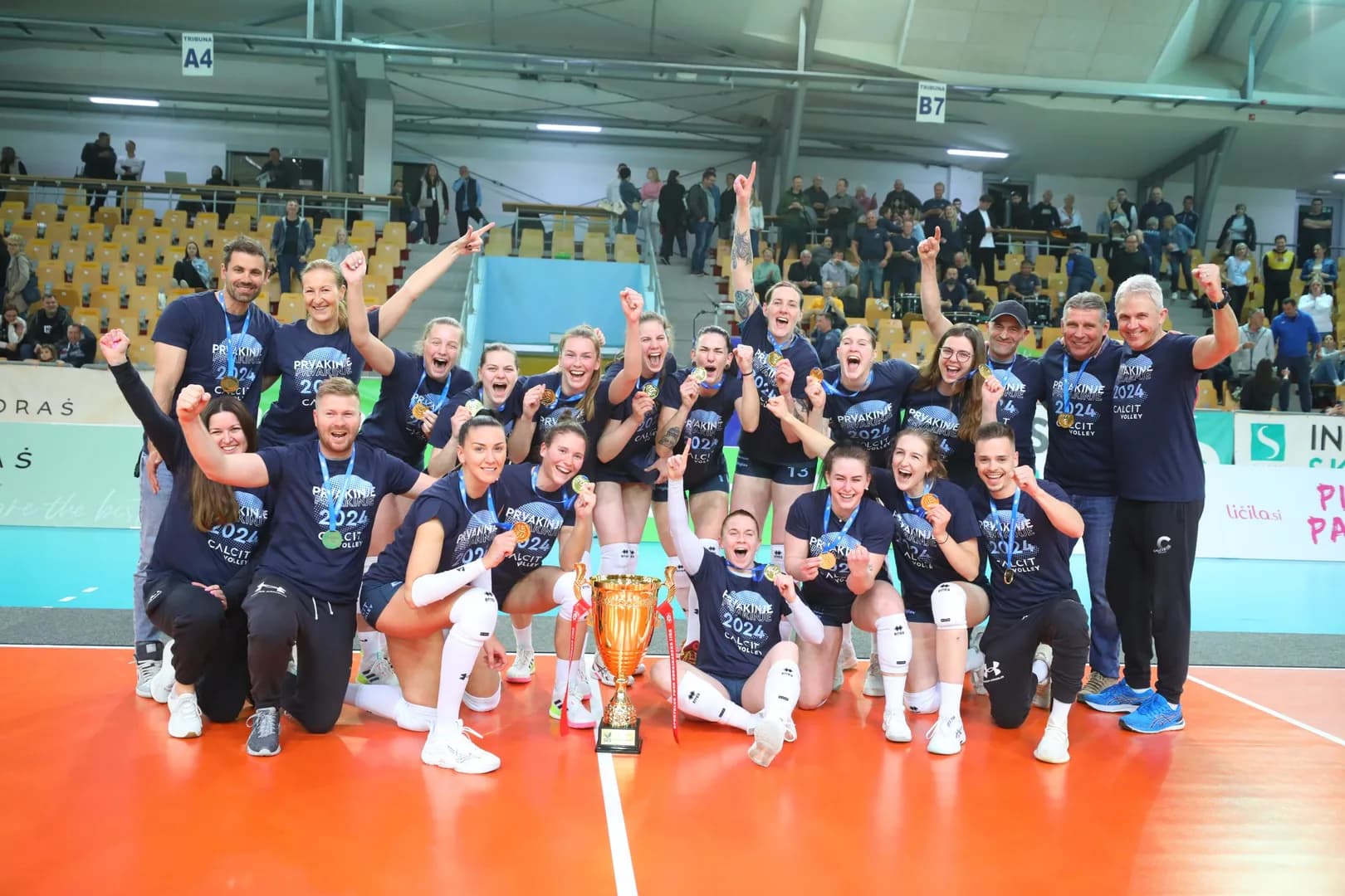 Triumph and Tradition: Calcit Volley Secures Fifth Consecutive Slovenian Championship Title